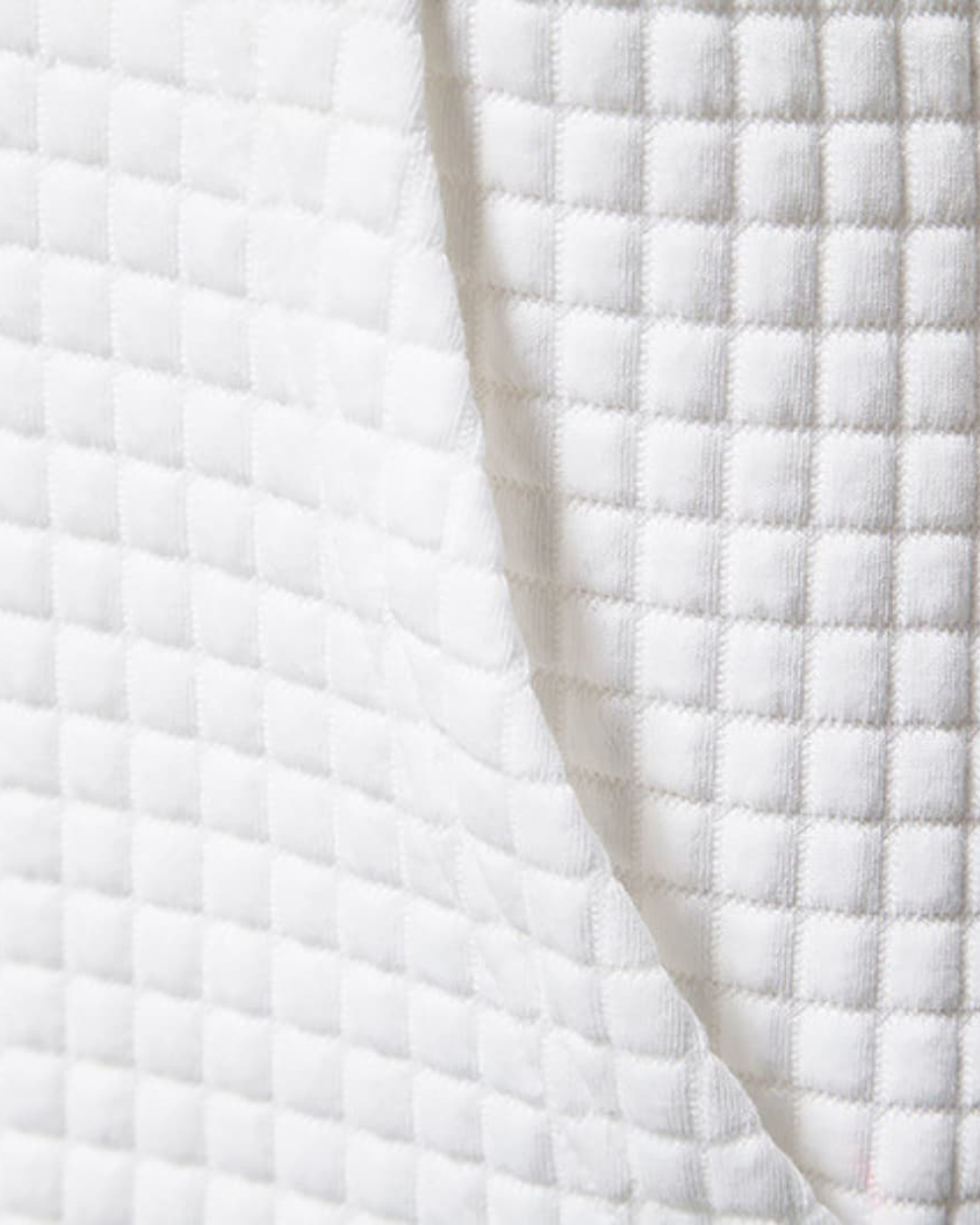 Raffa™ | Felpa con Cappuccio e Motivo a Quadri in Rilievo