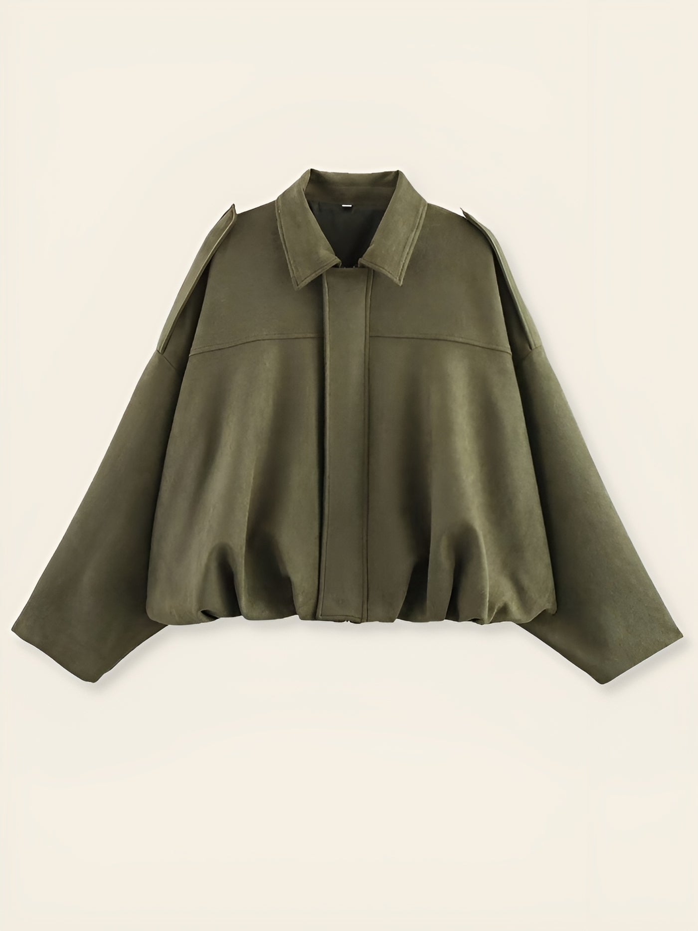 Camilla™ | Bomber Effetto Scamosciato Oversize