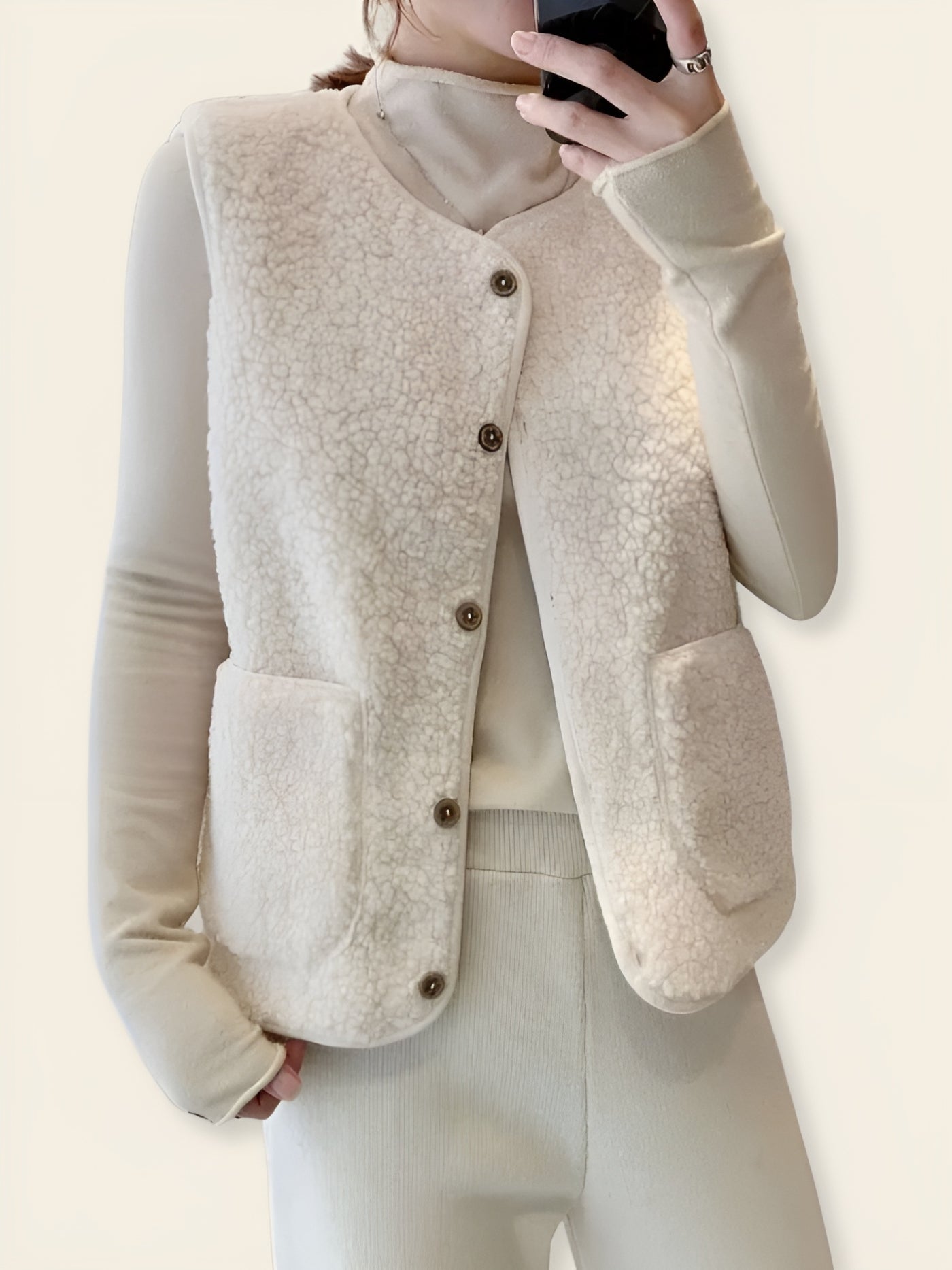 Emma™ | Gilet Teddy Morbido