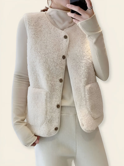 Emma™ | Gilet Teddy Morbido