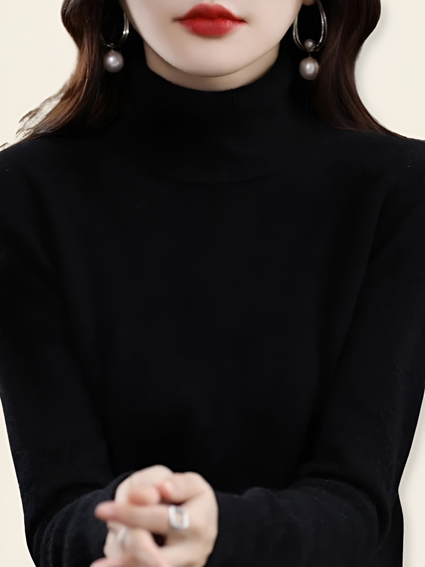 Gabriella™ | Maglione a Collo Alto in Cashmere