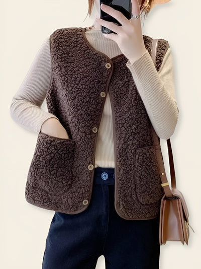 Emma™ | Gilet Teddy Morbido