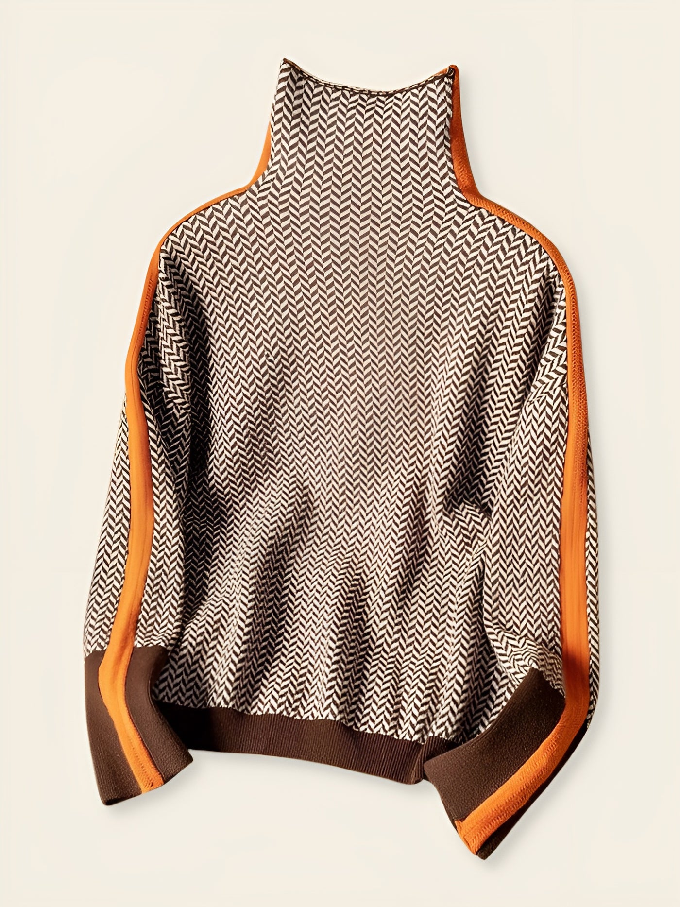 Livia™ | Maglione a Maglia con Colori a Contrasto