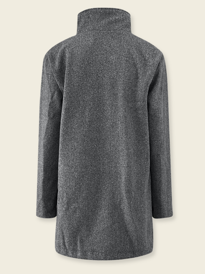 Elena™ | Cappotto di Lana con Collo Alto