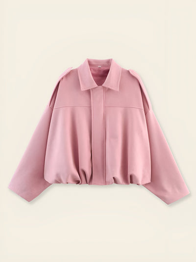 Camilla™ | Bomber Effetto Scamosciato Oversize