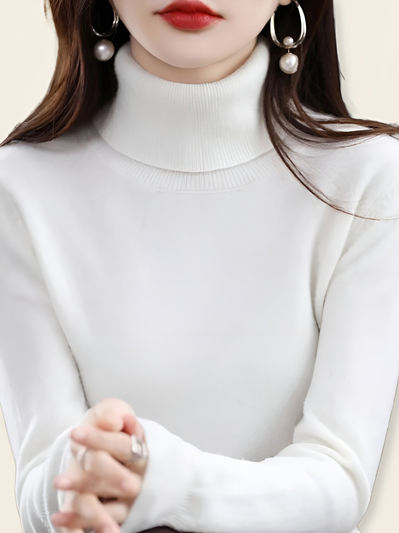 Gabriella™ | Maglione a Collo Alto in Cashmere