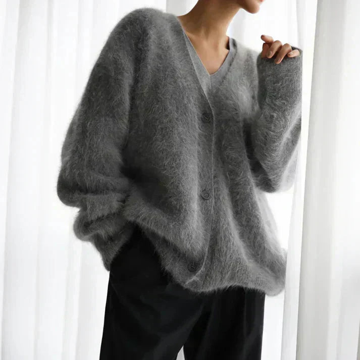Celeste™ | Cardigan Morbido in Misto Cashmere e Lana