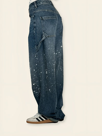 Chiara™ | Jeans Carpenter con Glitter