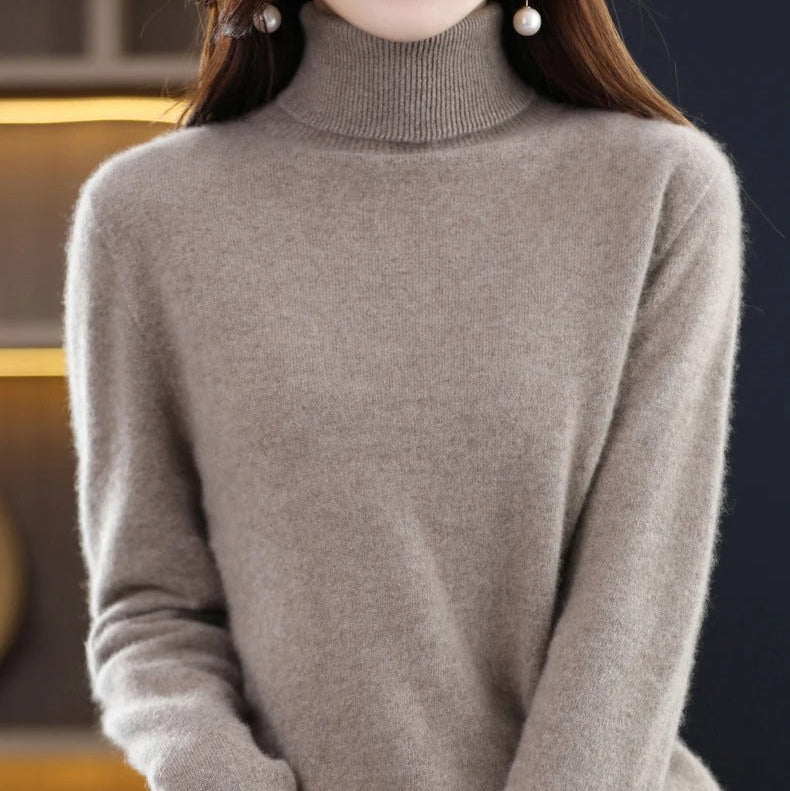 Gabriella™ | Maglione a Collo Alto in Cashmere