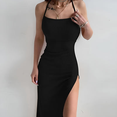 Isabella™ | Abito Lungo in Maglia a Coste